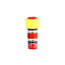 Customized gas/water microduct fitting 5mm gas block connector fiber optic